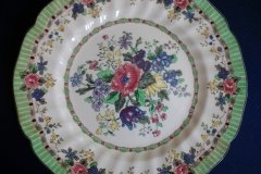 ROYAL DOULTON THE VERNON GREEN-  DINNER PLATES    .....   http://jaapiesfinechinastore.com