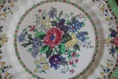 ROYAL DOULTON THE VERNON GREEN-  DINNER PLATES    .....   http://jaapiesfinechinastore.com