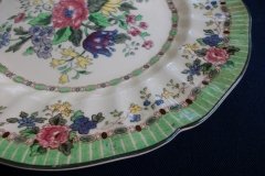 ROYAL DOULTON THE VERNON GREEN-  DINNER PLATES    .....   http://jaapiesfinechinastore.com