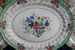 ROYAL DOULTON THE VERNON GREEN-  SERVING PLATTER  17  3/8"    .....   https://www.jaapiesfinechinastore.com