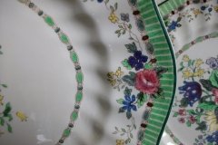 ROYAL DOULTON THE VERNON GREEN-  SERVING PLATTER  17  3/8"    .....   http://jaapiesfinechinastore.com