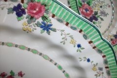 ROYAL DOULTON THE VERNON GREEN-  SERVING PLATTER  17  3/8"    .....   http://jaapiesfinechinastore.com