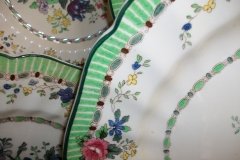 ROYAL DOULTON THE VERNON GREEN-  SERVING PLATTER  17  3/8"    .....   http://jaapiesfinechinastore.com