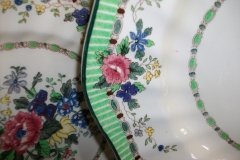 ROYAL DOULTON THE VERNON GREEN-  SERVING PLATTER  17  3/8"    .....   http://jaapiesfinechinastore.com