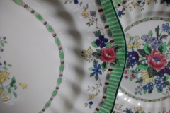 ROYAL DOULTON THE VERNON GREEN-  SERVING PLATTER  17  3/8"    .....   https://www.jaapiesfinechinastore.com