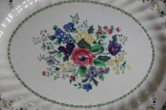 ROYAL DOULTON THE VERNON GREEN-  SERVING PLATTER  17  3/8"    .....   https://www.jaapiesfinechinastore.com