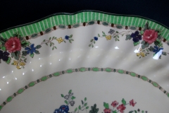 ROYAL DOULTON THE VERNON GREEN-  SERVING PLATTER  17  3/8"    .....   https://www.jaapiesfinechinastore.com