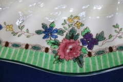 ROYAL DOULTON THE VERNON GREEN-  SERVING PLATTER  17  3/8"    .....   https://www.jaapiesfinechinastore.com