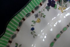 ROYAL DOULTON THE VERNON GREEN-  SERVING PLATTER  17  3/8"    .....   http://jaapiesfinechinastore.com