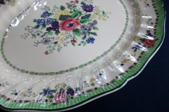 ROYAL DOULTON THE VERNON GREEN-  SERVING PLATTER  17  3/8"    .....   https://www.jaapiesfinechinastore.com