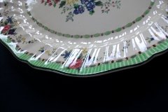 ROYAL DOULTON THE VERNON GREEN-  SERVING PLATTER  17  3/8"    .....   http://jaapiesfinechinastore.com