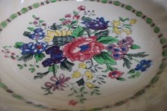 ROYAL DOULTON THE VERNON GREEN-  RIM SOUP BOWL 9  3/4"    .....   http://jaapiesfinechinastore.com