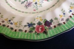 ROYAL DOULTON THE VERNON GREEN-  RIM SOUP BOWL 9  3/4"    .....   http://jaapiesfinechinastore.com