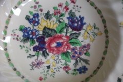 ROYAL DOULTON THE VERNON GREEN-  RIM SOUP BOWL 9  3/4"    .....   http://jaapiesfinechinastore.com