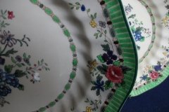 ROYAL DOULTON THE VERNON GREEN-  SERVING PLATTER  15  1/2"    .....   http://jaapiesfinechinastore.com