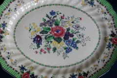 ROYAL DOULTON THE VERNON GREEN-  SERVING PLATTER  15  1/2"    .....   https://www.jaapiesfinechinastore.com