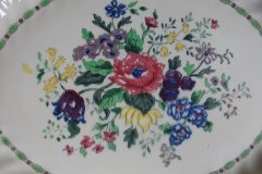 ROYAL DOULTON THE VERNON GREEN-  SERVING PLATTER  15  1/2"    .....   http://jaapiesfinechinastore.com