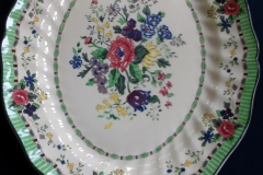 ROYAL DOULTON THE VERNON GREEN-  SERVING PLATTER  15  1/2"    .....   https://www.jaapiesfinechinastore.com