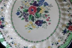 ROYAL DOULTON THE VERNON GREEN-  SERVING PLATTER  15  1/2"    .....   http://jaapiesfinechinastore.com