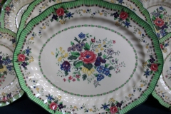 ROYAL DOULTON THE VERNON GREEN-  SERVING PLATTER  15  1/2"    .....   https://www.jaapiesfinechinastore.com