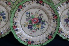 ROYAL DOULTON THE VERNON GREEN-  SALAD PLATES    .....   https://www.jaapiesfinechinastore.com