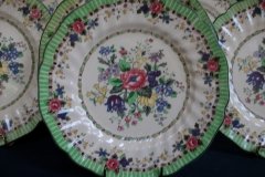 ROYAL DOULTON THE VERNON GREEN-  SALAD PLATES    .....   http://jaapiesfinechinastore.com