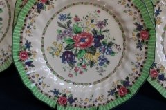 ROYAL DOULTON THE VERNON GREEN-  SALAD PLATES    .....   http://jaapiesfinechinastore.com