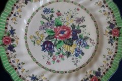 ROYAL DOULTON THE VERNON GREEN-  SALAD PLATES    .....   http://jaapiesfinechinastore.com
