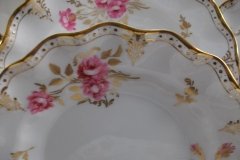 ROYAL CROWN DERBY ROYAL PINXTON ROSES A1155 -  SALAD PLATE    .....   http://jaapiesfinechinastore.com