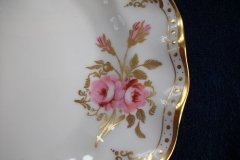 ROYAL CROWN DERBY ROYAL PINXTON ROSES A1155 -  SALAD PLATE    .....   http://jaapiesfinechinastore.com