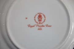 ROYAL CROWN DERBY ROYAL PINXTON ROSES A1155 -  SALAD PLATE    .....   https://www.jaapiesfinechinastore.com