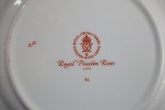 ROYAL CROWN DERBY ROYAL PINXTON ROSES A1155 -  SALAD PLATE    .....   http://jaapiesfinechinastore.com