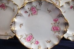 ROYAL CROWN DERBY ROYAL PINXTON ROSES A1155 -  CAKE SERVING PLATE   .....   http://jaapiesfinechinastore.com