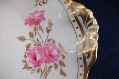 ROYAL CROWN DERBY ROYAL PINXTON ROSES A1155 -  CAKE SERVING PLATE   .....   http://jaapiesfinechinastore.com