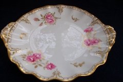 ROYAL CROWN DERBY ROYAL PINXTON ROSES A1155 -  CAKE SERVING PLATE   .....   http://jaapiesfinechinastore.com