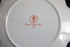 ROYAL CROWN DERBY ROYAL PINXTON ROSES A1155 -  CAKE SERVING PLATE   .....   https://www.jaapiesfinechinastore.com