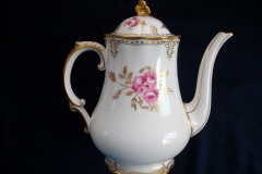 ROYAL CROWN DERBY ROYAL PINXTON ROSES A1155 -  COFFEE POT & LID    5 CUPPER  .....   https://www.jaapiesfinechinastore.com