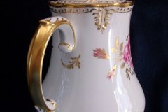 ROYAL CROWN DERBY ROYAL PINXTON ROSES A1155 -  COFFEE POT & LID    5 CUPPER  .....   http://jaapiesfinechinastore.com