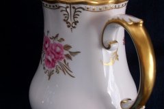 ROYAL CROWN DERBY ROYAL PINXTON ROSES A1155 -  COFFEE POT & LID    5 CUPPER  .....   http://jaapiesfinechinastore.com