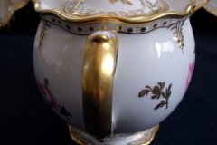 ROYAL CROWN DERBY ROYAL PINXTON ROSES A1155 -  COVERED SUGAR BOWL  .....   http://jaapiesfinechinastore.com