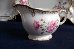 ROYAL CROWN DERBY ROYAL PINXTON ROSES A1155 -  CREAMER  10oz   .....   http://jaapiesfinechinastore.com