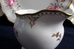 ROYAL CROWN DERBY ROYAL PINXTON ROSES A1155 -  CREAMER  10oz   .....   http://jaapiesfinechinastore.com