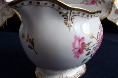 ROYAL CROWN DERBY ROYAL PINXTON ROSES A1155 -  CREAMER  10oz   .....   http://jaapiesfinechinastore.com
