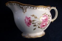 ROYAL CROWN DERBY ROYAL PINXTON ROSES A1155 -  CREAMER  10oz   .....   http://jaapiesfinechinastore.com
