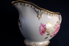 ROYAL CROWN DERBY ROYAL PINXTON ROSES A1155 -  CREAMER  10oz   .....   https://www.jaapiesfinechinastore.com