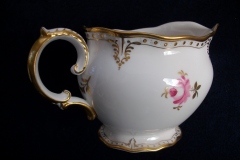 ROYAL CROWN DERBY ROYAL PINXTON ROSES A1155 -  CREAMER  10oz   .....   https://www.jaapiesfinechinastore.com