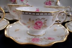 ROYAL CROWN DERBY ROYAL PINXTON ROSES A1155 - CUP & SAUCER   .....   http://jaapiesfinechinastore.com