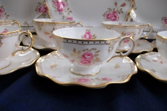 ROYAL CROWN DERBY ROYAL PINXTON ROSES A1155 - CUP & SAUCER   .....   https://www.jaapiesfinechinastore.com