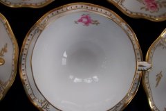 ROYAL CROWN DERBY ROYAL PINXTON ROSES A1155 - CUP & SAUCER   .....   http://jaapiesfinechinastore.com
