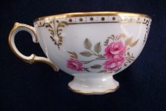 ROYAL CROWN DERBY ROYAL PINXTON ROSES A1155 - CUP & SAUCER   .....   https://www.jaapiesfinechinastore.com